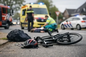 Fietser raakt gewond bij ongeluk in Barneveld