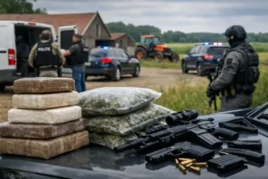 Grote controle leidt tot inbeslagname van drugs en wapens in buitengebied