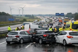Kettingbotsing op A1 bij Barneveld veroorzaakt verkeershinder