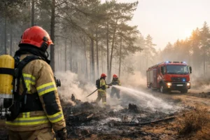 Brandweer heeft bosbrand bij Kootwijk en Harderwijk onder controle